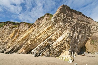 Erosion
These rocks were quite interesting, and quite beautiful.  Found wandering the Goleta beach in the Santa Barbara area.
Keywords: BEACH