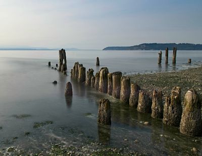 Picnic Point Sunset
This was my very earliest experiment with neutral density filters and extended exposure.  As a first try it came out pretty well.

